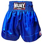 Muay Thai Short Satijn - blauw