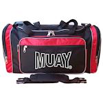 Muay Sporttas met logo zwart/rood