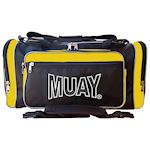 Muay Sporttas met logo zwart/geel