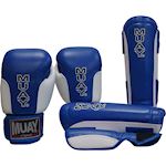 Muay Premium Kickboks Set - blauw/wit