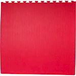 Ronin Karate puzzelmat 100x100x2cm - zwart/rood
