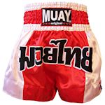 Muay Thai Short Amsterdam - rood/wit