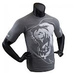 Super Pro T-shirt Lion grijs-wit
